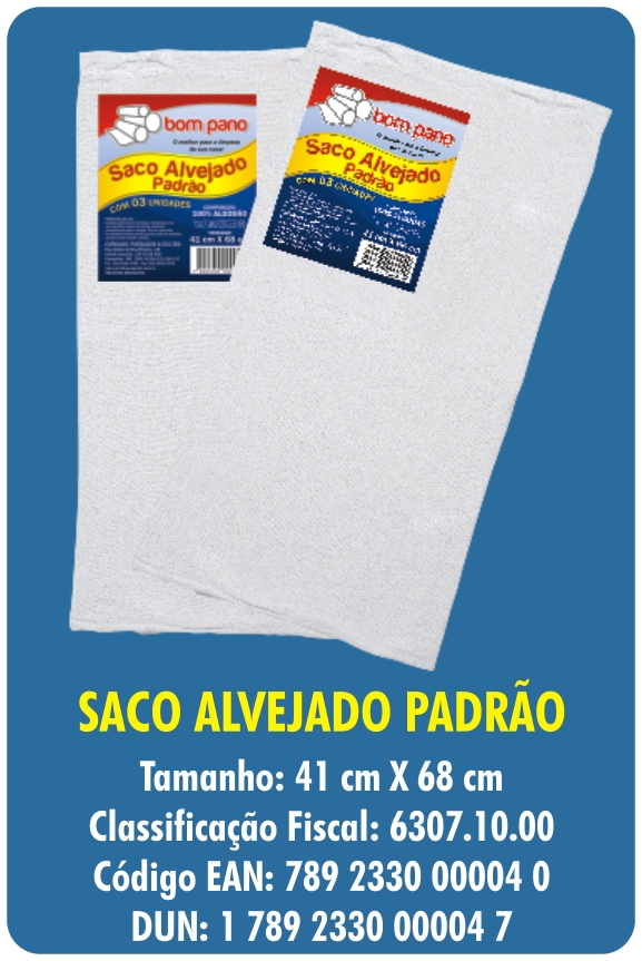 SACO ALVEJADO PADRAO