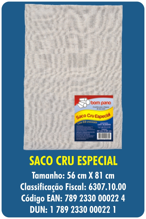 SACO CRU ESPECIAL